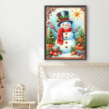 Load image into Gallery viewer, Diamond Painting - Partial Special Shaped - Snowman (30*40CM)
