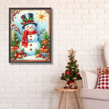 Load image into Gallery viewer, Diamond Painting - Partial Special Shaped - Snowman (30*40CM)