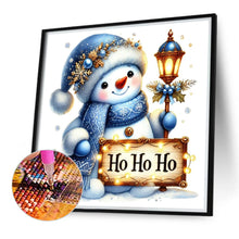 Load image into Gallery viewer, Diamond Painting - Full Round - Christmas snowman (30*30CM)