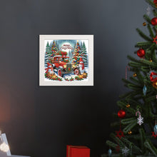 Load image into Gallery viewer, Diamond Painting - Partial Special Shaped - Christmas car (with frame) (22.8*22.8CM)