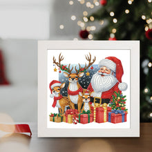 Load image into Gallery viewer, Diamond Painting - Partial Special Shaped - Santa Claus (with frame) (22.8*22.8CM)