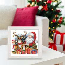 Load image into Gallery viewer, Diamond Painting - Partial Special Shaped - Santa Claus (with frame) (22.8*22.8CM)
