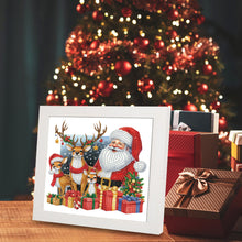 Load image into Gallery viewer, Diamond Painting - Partial Special Shaped - Santa Claus (with frame) (22.8*22.8CM)