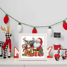 Load image into Gallery viewer, Diamond Painting - Partial Special Shaped - Santa Claus (with frame) (22.8*22.8CM)