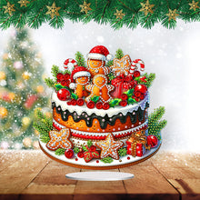 Load image into Gallery viewer, Acrylic Special Shape Cake Diamond Painting Desktop Decors for Home Office Decor