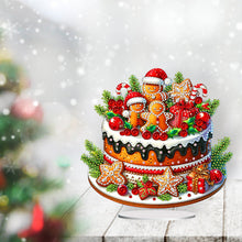 Load image into Gallery viewer, Acrylic Special Shape Cake Diamond Painting Desktop Decors for Home Office Decor