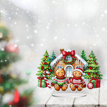 Load image into Gallery viewer, Acrylic Special Shape Cake Diamond Painting Desktop Decors for Home Office Decor