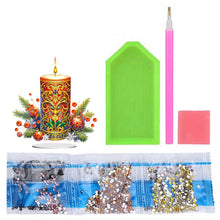 Load image into Gallery viewer, Acrylic Special Shaped Christmas DIY Diamond Painting Desktop Decor for Adults