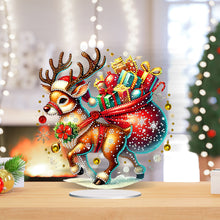 Load image into Gallery viewer, Acrylic Special Shaped Christmas Animals 5D DIY Diamond Art Tabletop Decorations