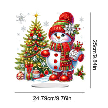 Load image into Gallery viewer, Acrylic Special Shaped Christmas Snowman 5D DIY Diamond Art Tabletop Decorations