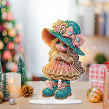 Load image into Gallery viewer, Acrylic Cute Girl Desktop Diamond Painting Art Kits for Home Office Decor