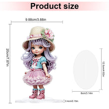Load image into Gallery viewer, Acrylic Cute Girl Desktop Diamond Painting Art Kits for Home Office Decor