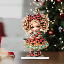 Load image into Gallery viewer, Acrylic Cute Girl Desktop Diamond Painting Art Kits for Home Office Decor