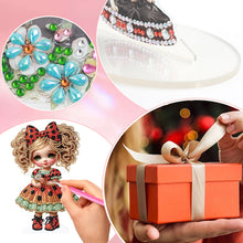 Load image into Gallery viewer, Acrylic Cute Girl Desktop Diamond Painting Art Kits for Home Office Decor