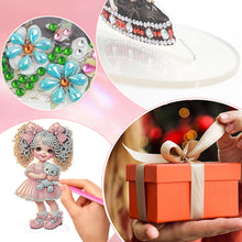 Load image into Gallery viewer, Acrylic Cute Girl Desktop Diamond Painting Art Kits for Home Office Decor