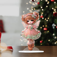 Load image into Gallery viewer, Acrylic Cute Girl Desktop Diamond Painting Art Kits for Home Office Decor