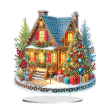 Load image into Gallery viewer, Acrylic Special Shape Christmas House Desktop Diamond Painting Art Kits