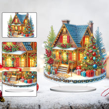 Load image into Gallery viewer, Acrylic Special Shape Christmas House Desktop Diamond Painting Art Kits