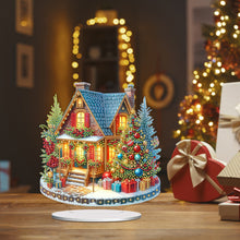 Load image into Gallery viewer, Acrylic Special Shape Christmas House Desktop Diamond Painting Art Kits