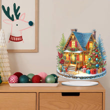 Load image into Gallery viewer, Acrylic Special Shape Christmas House Desktop Diamond Painting Art Kits