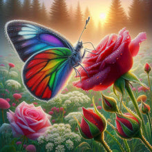 Load image into Gallery viewer, Diamond Painting - Full Round - Sunrise insect (30*30CM)