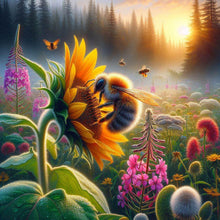 Load image into Gallery viewer, Diamond Painting - Full Round - Sunrise insect (30*30CM)