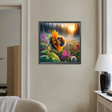 Load image into Gallery viewer, Diamond Painting - Full Round - Sunrise insect (30*30CM)