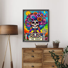 Load image into Gallery viewer, AB Diamond Painting - Full Round - Skull girl (40*50CM)