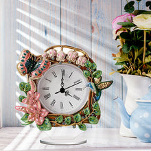 Load image into Gallery viewer, Acrylic Special Shape Bird Diamond Art Clock Pendants Kit Diamond Painting Clock