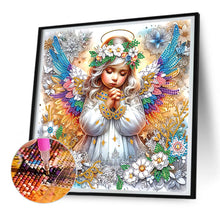 Load image into Gallery viewer, Diamond Painting - Partial Special Shaped - Angel child (30*30CM)