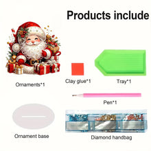 Load image into Gallery viewer, Acrylic Christmas Gnome Deer Diamond Painting Desktop Decors Bedroom Table Decor