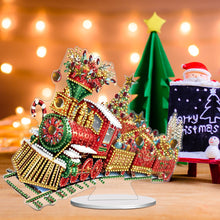 Load image into Gallery viewer, Acrylic Christmas Gnome Deer Diamond Painting Desktop Decors Bedroom Table Decor