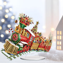 Load image into Gallery viewer, Acrylic Christmas Gnome Deer Diamond Painting Desktop Decors Bedroom Table Decor