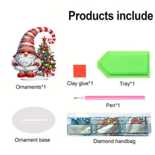 Load image into Gallery viewer, Acrylic Christmas Gnome Deer Diamond Painting Desktop Decors Bedroom Table Decor
