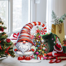 Load image into Gallery viewer, Acrylic Christmas Gnome Deer Diamond Painting Desktop Decors Bedroom Table Decor