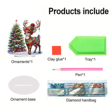 Load image into Gallery viewer, Acrylic Christmas Gnome Deer Diamond Painting Desktop Decors Bedroom Table Decor