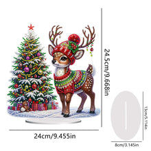 Load image into Gallery viewer, Acrylic Christmas Gnome Deer Diamond Painting Desktop Decors Bedroom Table Decor