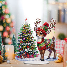 Load image into Gallery viewer, Acrylic Christmas Gnome Deer Diamond Painting Desktop Decors Bedroom Table Decor