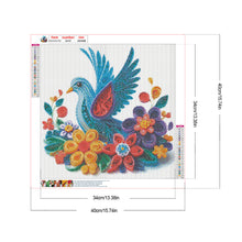 Load image into Gallery viewer, Diamond Painting - Full Round - Quilling paper painting bird (40*40CM)