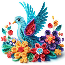 Load image into Gallery viewer, Diamond Painting - Full Round - Quilling paper painting bird (40*40CM)