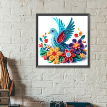 Load image into Gallery viewer, Diamond Painting - Full Round - Quilling paper painting bird (40*40CM)