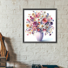 Load image into Gallery viewer, Diamond Painting - Full Round - Beautiful vase bouquet (40*40CM)