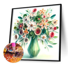 Load image into Gallery viewer, Diamond Painting - Full Round - Beautiful vase bouquet (40*40CM)
