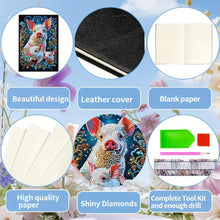 Load image into Gallery viewer, Animal Special Shaped 50 Pages 5D DIY Diamond Art Painting Notebook Kit No Lines