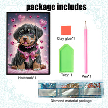 Load image into Gallery viewer, Animal Special Shaped 50 Pages 5D DIY Diamond Art Painting Notebook Kit No Lines