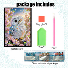 Load image into Gallery viewer, Animal Special Shaped 50 Pages 5D DIY Diamond Art Painting Notebook Kit No Lines