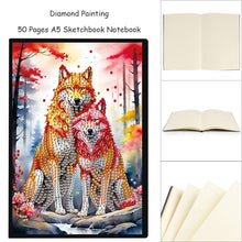 Load image into Gallery viewer, Animal Special Shaped 50 Pages 5D DIY Diamond Art Painting Notebook Kit No Lines