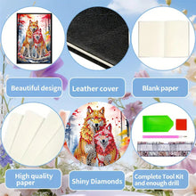 Load image into Gallery viewer, Animal Special Shaped 50 Pages 5D DIY Diamond Art Painting Notebook Kit No Lines