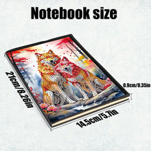 Load image into Gallery viewer, Animal Special Shaped 50 Pages 5D DIY Diamond Art Painting Notebook Kit No Lines