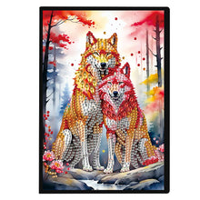 Load image into Gallery viewer, Animal Special Shaped 50 Pages 5D DIY Diamond Art Painting Notebook Kit No Lines